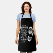 Bonus Dad Day Gift van Stepdad voor Daught Schort (Gedragen)