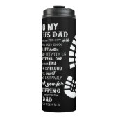 Bonus Dad Day Gift van Stepdad voor Daught Thermosbeker (Voorkant)