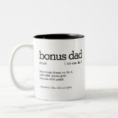 Bonus Dad Definition Tweekleurige Koffiemok (Links)