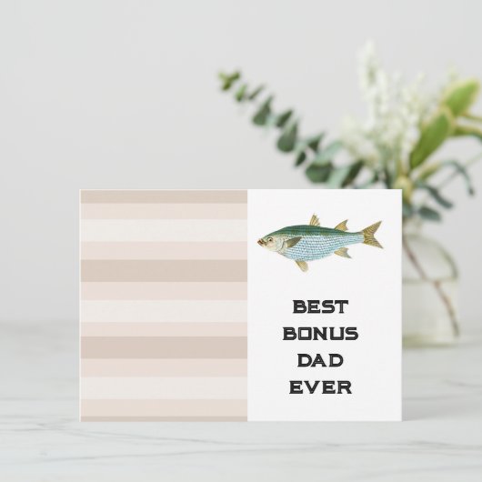 Bonus dad feestdagenkaart (Staand voorkant)