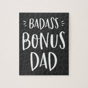 Bonus Dad Fun Stepdad Gift Vaderdag Stepfather Legpuzzel
