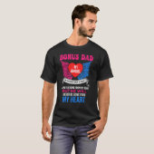 Bonus Dad My Angel He Watches Over My Back He May  T-shirt (Voorkant volledig)