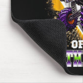 Bonus Dad Of The Birthday Boy Monster Truck Birthd Muismat (Hoek)