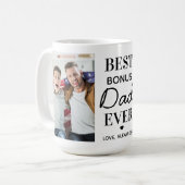 BONUS DAD Persoonlijk 2 Foto-Vaderdag Koffiemok (Voorkant links)
