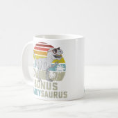 Bonus Dad Saurus T Rex Daddysaurus Stepdad Match Koffiemok (Voorkant links)