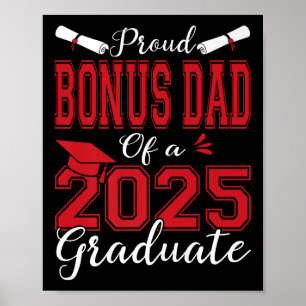 Bonus Dad Senior 2025 Trotse Bonus Dad van een 202 Poster