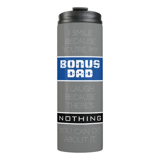 Bonus Dad Thermal Tumbler Thermosbeker (Voorkant)