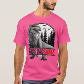 Bonus Dadsaurus T Rex Dinosaur Dad Saurus Day T-shirt (Voorkant)