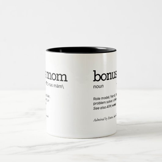 Bonus Ma Definition Two-Tone Coffee Mok (Center)