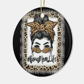 Bonus Ma Life Hair Bandana Glasses Leopard Moeder Keramisch Ornament (Links)