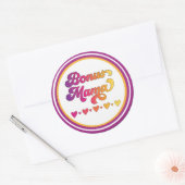 Bonus Mam - Bonus Mama Classic Round Sticker (Envelop)