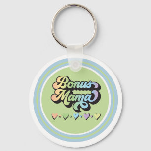 Bonus Mam - Bonus Mama Classic Round Sticker Sleutelhanger