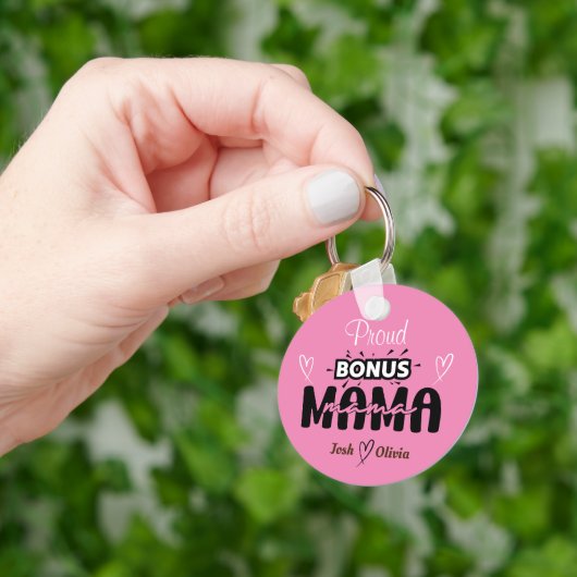 BONUS MAM GEPERSONALISEERDE CIRKEL SLEUTELHANGER (Hand)
