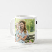 BONUS MAM Gepersonaliseerde Foto Stap Moederdag Koffiemok (Voorkant links)