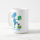 Bonus mam! Liefde Boeken Koffie Mok (Voorkant links)