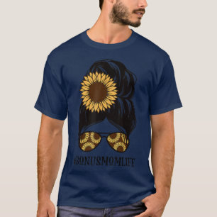 Bonus Mam Life Messy Bun Mam Life Met herfst Vibe T-shirt