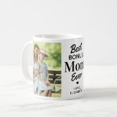 BONUS MAM Stap Moeder Moederdag Custom 2 Foto Koffiemok (Voorkant links)