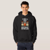 Bonus mam van de marthday Bowler-bday-Bowling Hoodie (Voorkant volledig)