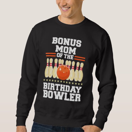 Bonus mam van de marthday Bowler-bday-Bowling Trui (Voorkant)