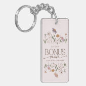 Bonus Mam Year Vestiging Typografie Foto Sleutelhanger (Voorkant Links)