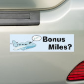 Bonus Miles? Bumpersticker (Op auto)