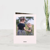 Bonus Moeder 2 Foto Moederdag Kaart (Achterkant)