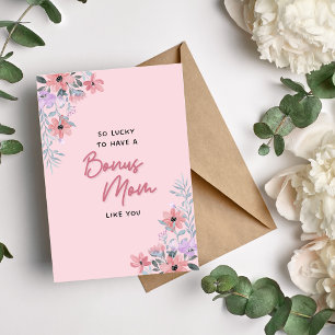 Bonus Moeder Bloem Moederdag Kaart