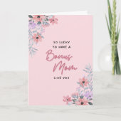 Bonus Moeder Bloemrijke Moederdagkaart Feestdagen Kaart (Voorkant)