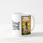 Bonus Moeder Brush Script Twee Foto Koffiemok (Voorkant rechts)