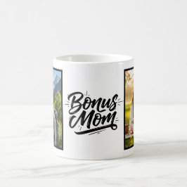 Bonus Moeder Brush Script Twee Foto Koffiemok