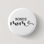 Bonus moeder modern ronde button 3,2 cm (Voorkant)