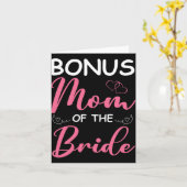 Bonus moeder van de bruid stiefmoeder van bruid br kaart (Gele Bloem)