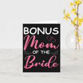 Bonus moeder van de bruid stiefmoeder van bruid br kaart (Gele Bloem)