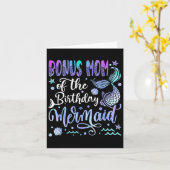 Bonus moeder van de verjaardag zeemeermin bruid me kaart (Gele Bloem)