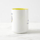 Bonus Moeder Weide Wilde Bloem Bloemhart Blauw Mok (Midden)