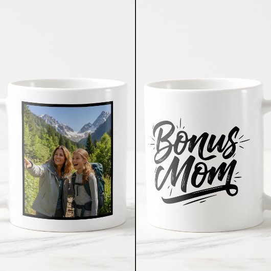 Bonus Mom Brush Script 1 Custom Photo Koffiemok