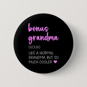 Bonus oma definitie schattige Moederdag zelfstandi Ronde Button 5,7 Cm