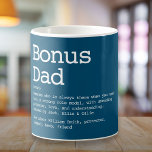 Bonus Pa Stepdad Definition Modern Blue Koffiemok<br><div class="desc">Geef je speciale bonusvader,  stiefvader of stiefvader een unieke gave voor Vaderdag,  verjaardagen,  kerst of elke dag die je wilt shows hoeveel hij voor je betekent. Een perfecte manier om hem te shows hoe geweldig hij elke dag is. Ontworpen door: Thisnotme©</div>