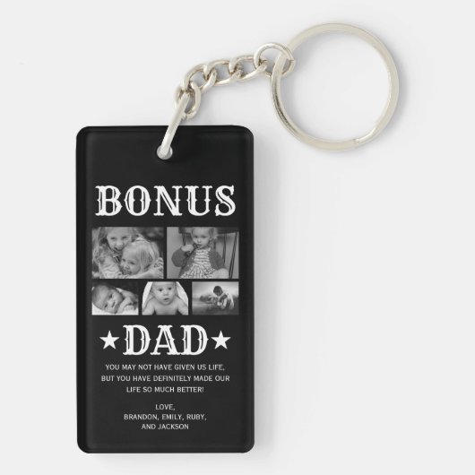 Bonus Pap 5 Foto Vaders Dag Sleutelhanger (achterkant)