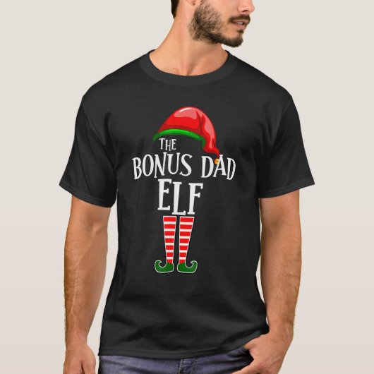 Bonus Pap Elf Matching Family Group - Kerstdeel T-shirt (Voorkant)