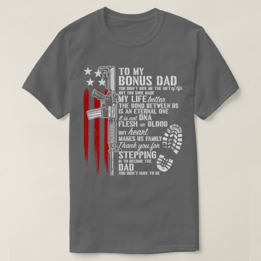 Bonus Pap Pap Papa Proud Papa Pistool T-shirt (Design voorkant)