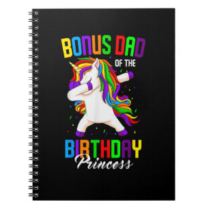 Bonus Pap van de Birthday Princess Unicorn Dabbing Notitieboek
