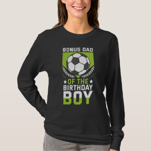 Bonus Pap van de Verjaardags Jongen Voetballer Bda T-shirt