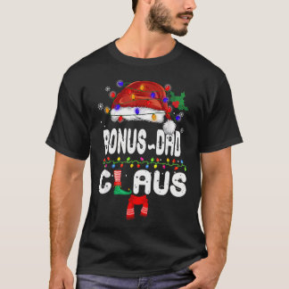 Bonus-papa Claus Matching Familie Kerstmis T-shirt