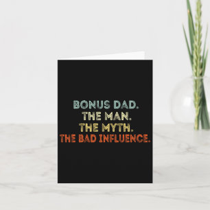 Bonus Papa De Man Mythe D Invloed Grappige Stiefva Kaart