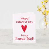 Bonus papa. | Funny Vaderdag Kaart (Gele Bloem)