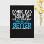 Bonus Papa Heeft Mijn Leven Beter Gemaakt Cadeau Kaart (Gele Bloem)