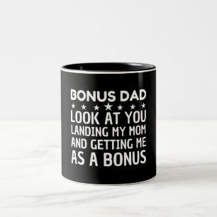 Bonus papa kijk naar je landing mijn moeder en kri tweekleurige koffiemok