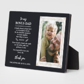 Bonus Papa Marmer Foto Lijst Navy Fotoplaat (Zijkant)