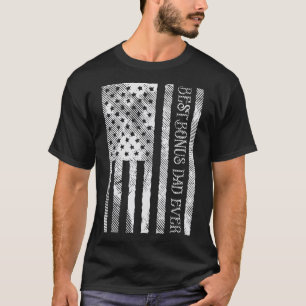 Bonus Papa Ooit Vlag Patriot Stepdad Mannen T-shirt